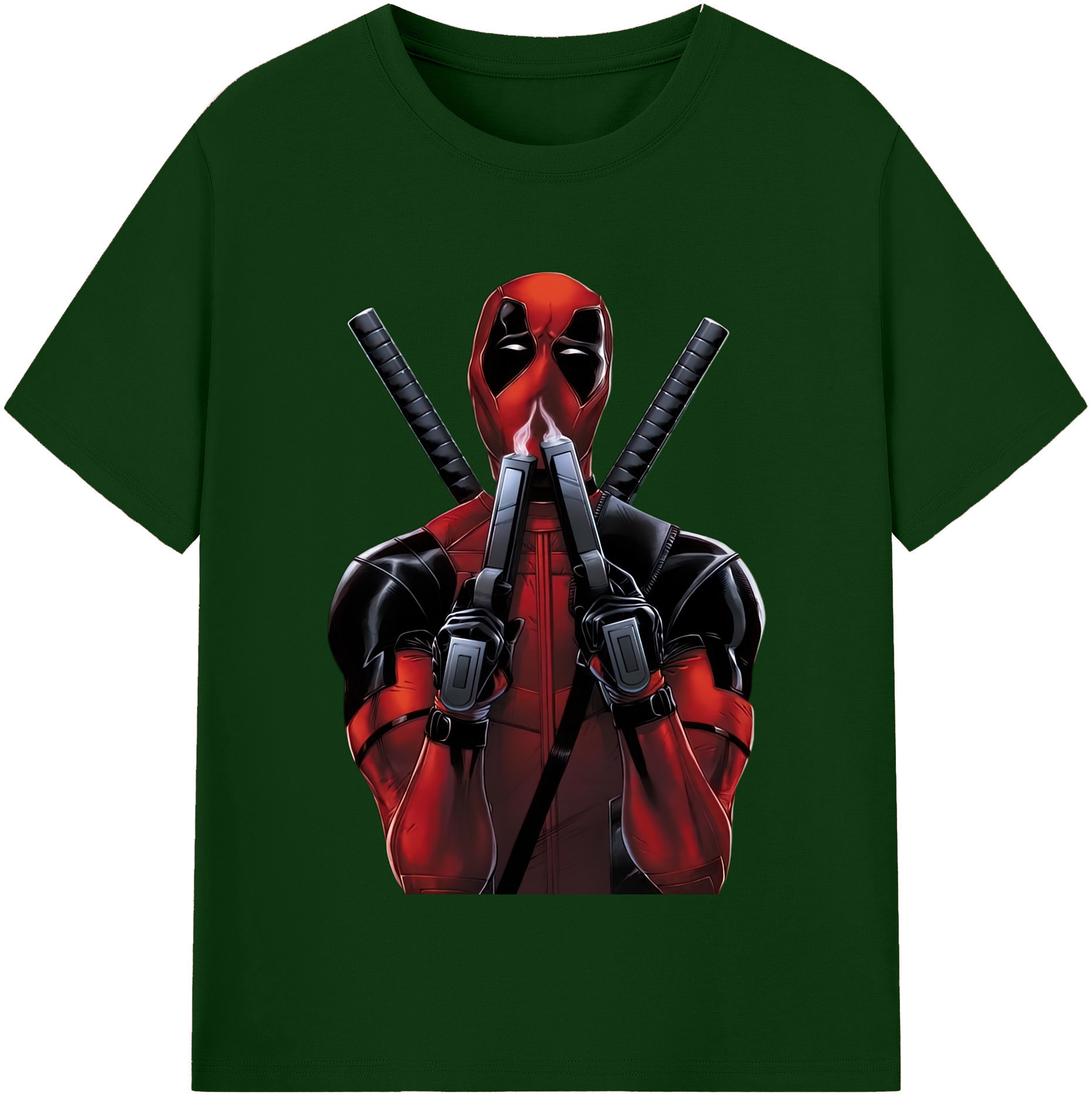 （画像用） Deadpool デッドプール 綿100％半袖Tシャツ（フロントプリント）